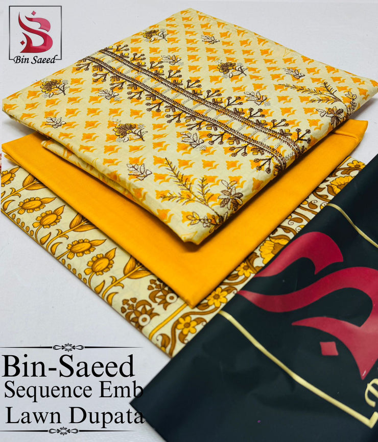 🌻SUMMER COLLECTION 🌻 BINSAEED 3pc Summer Casual Collection 🥰😍