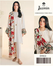 JAZMIN LAWN  WITH  DIGITAL Diamond DUPATTA